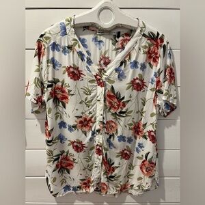 Floral Viscose Blouse - Koton Plus (Size 46 / UK 20)